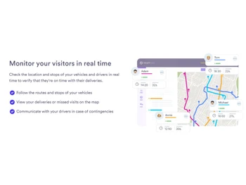 SimpliRoute Real-time monitoring