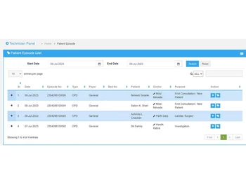 medicodb patient list