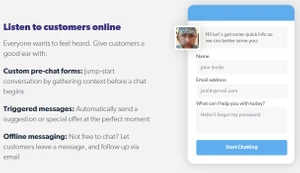 Olark online customer quarry