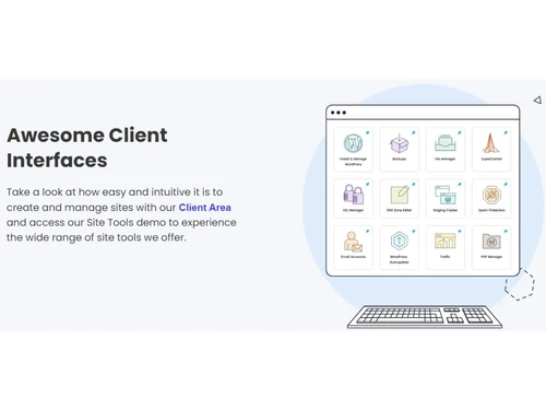 SiteGround Interface
