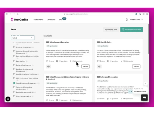TestGorilla-tests