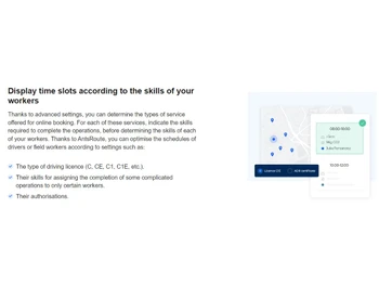 AntsRoute-Display time slots
