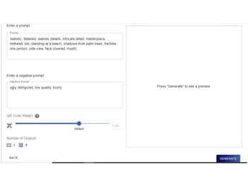 Qr Diffusion template