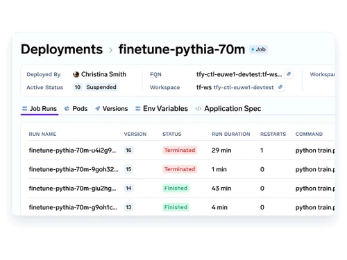 truefoundry deployments