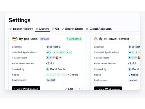 truefoundry settings