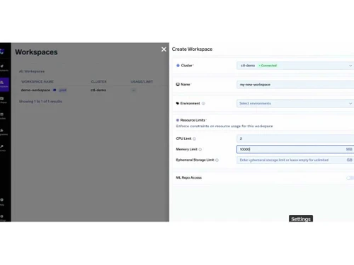truefoundry workspaces