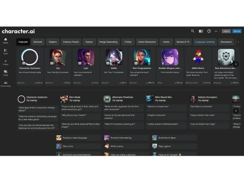 Character AI Dashboard