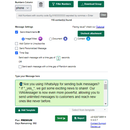 Wamessager First Look
