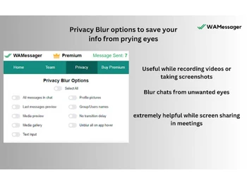 Wamessager Privacy feature