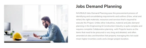 navbuild jobs demand planning