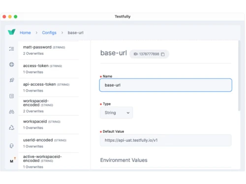 Testfully Config Management