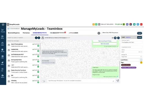 ManageMyLeads teaminbox