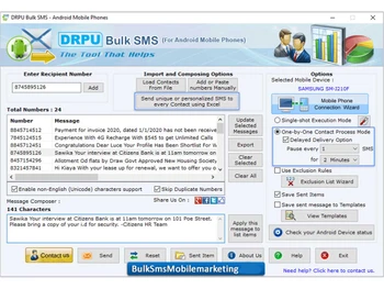 bulksmsmobilemarketing messages