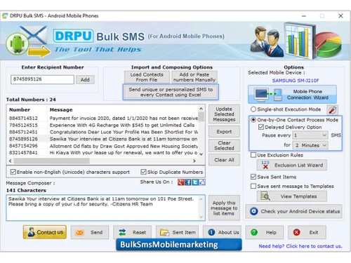 bulksmsmobilemarketing messages
