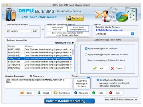 bulksmsmobilemarketing text messages