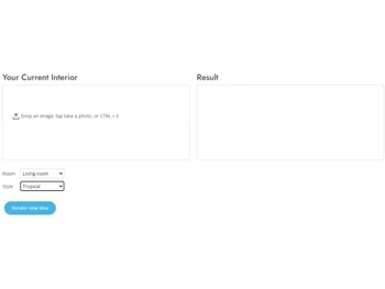 AI Room Planner Trial window