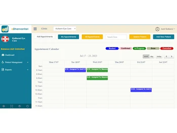 edhanvantari dashboard