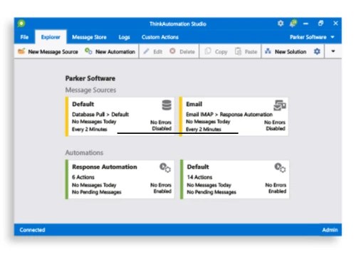 think automation explorer
