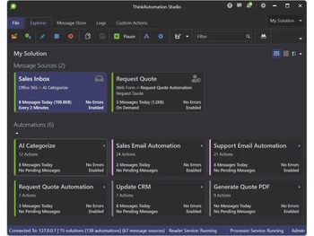 think automation inbox