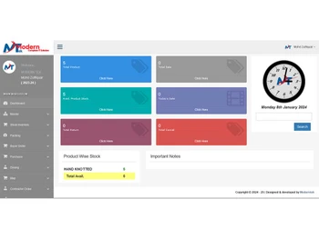 modern-tek dashboard