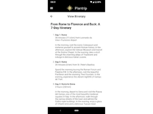 Plantrip AI Itineraries