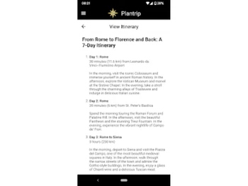Plantrip AI Itineraries