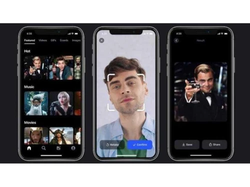 Reface face swap videos