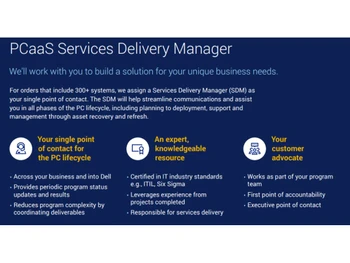 Dell-APEX PcaaS Service delivery manager
