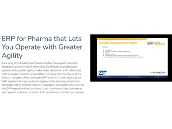 Navigator Pharma ERP Agility