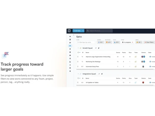 Shortcut Track progress