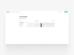 Picnichr time calendar