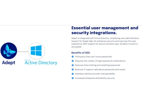 Synergis Adept User management