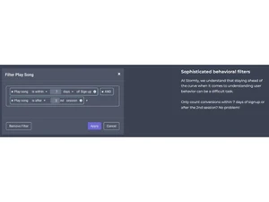 Stormly Behavioral filters