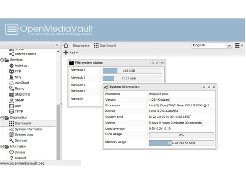 OpenMediaVault Configuration