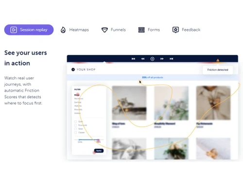 Mouseflow Session replay