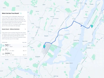 here routing setting