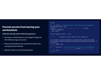 GitGuardian Prevent secrets