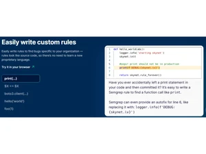 Semgrep Write custom rules