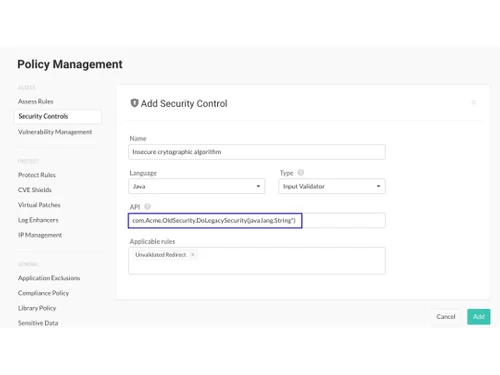 contrast security-securitycontrols