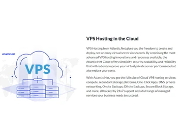 Atlantic Net Cloud Platform VPS hosting