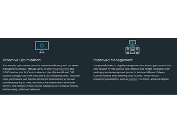 vCenter Server Proactive optimization