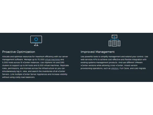 vCenter Server Proactive optimization