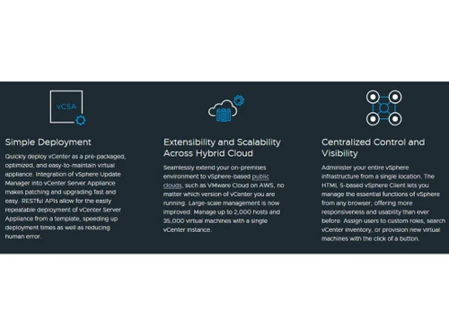 vCenter Server Simple deployment