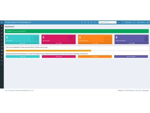 TurnKey File Server NAS Dashboard