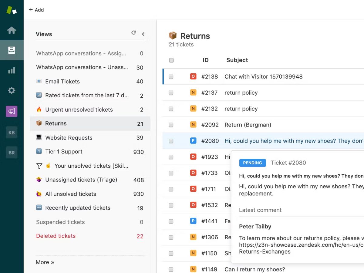 zendesk-software-views