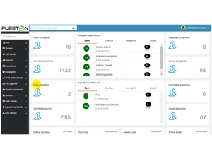 Fleetain dashboard