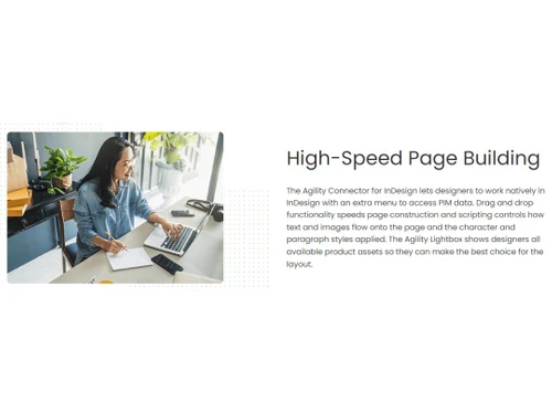 Agility PIM Page building