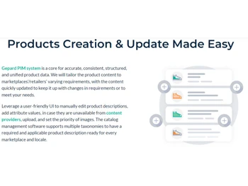 Gepard PIM Products creation