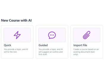 Learning Studio AI Import