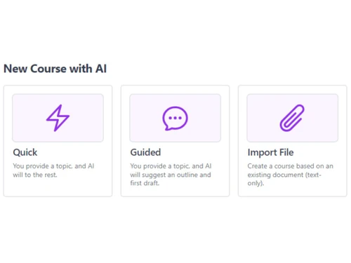 Learning Studio AI Import